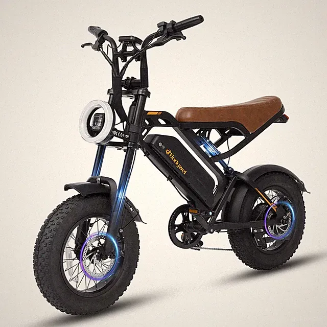16'' Fat Tire Ebike Peak 1500W Electric Bike Off-Road E-Mountain Bike Motorcycle