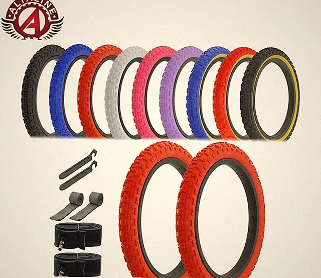 ALTALINE 16 x 2.125 HIGH PERFORMANCE Bicycle Tires BMX COMP III 8PC SET BUNDLE.
