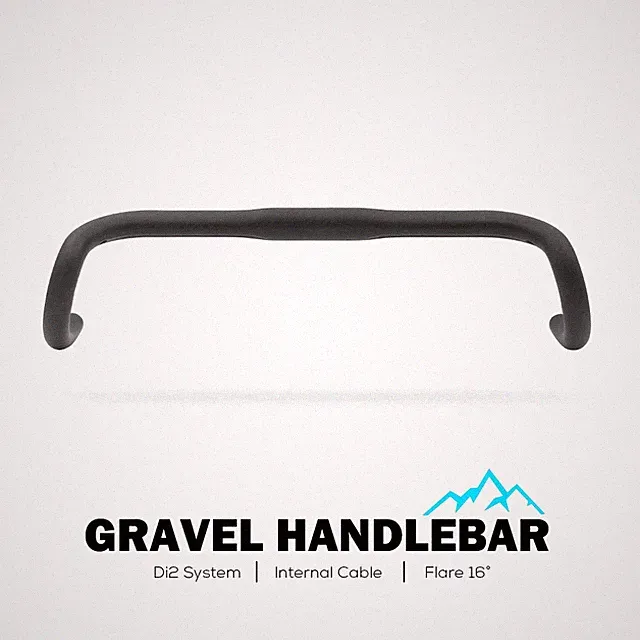 Carbon Gravel Bike Handlebar Big Flare 16° Bar Cycle Cross Bike Drop Bar