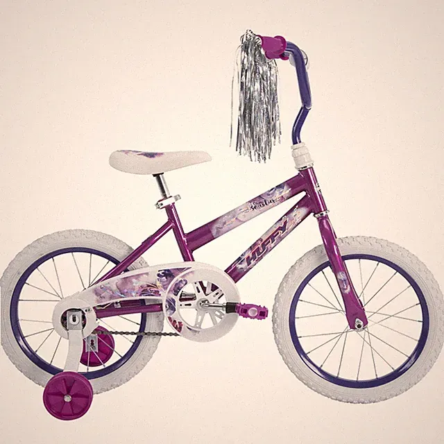 Comfort 16" Sea Star Kids' Bike, Fits Riders 3'5" - 4'0", Purple, Child, Girl's