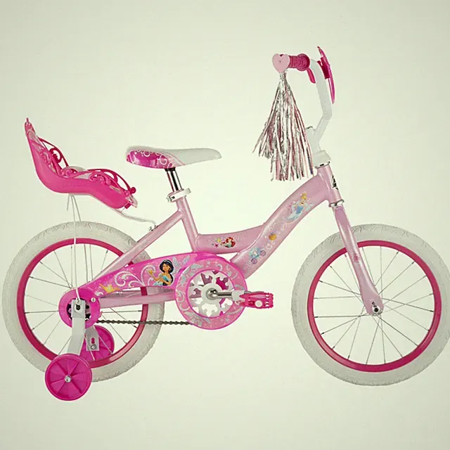 Huffy 16" Disney Princess Kids' Bike, Fits Riders 3'5" - 4'0", Pink, Child, Girl