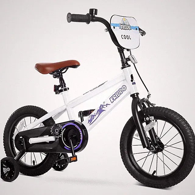 Kids 14-16 Inch Bike with Training Wheels, Hand Brake & Custom Name Plate