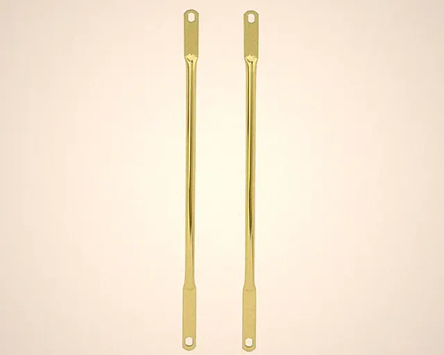 LOWRIDER Bicycle 16" Gold Round Spring Fork Bars Smooth Steel Cruiser Bike