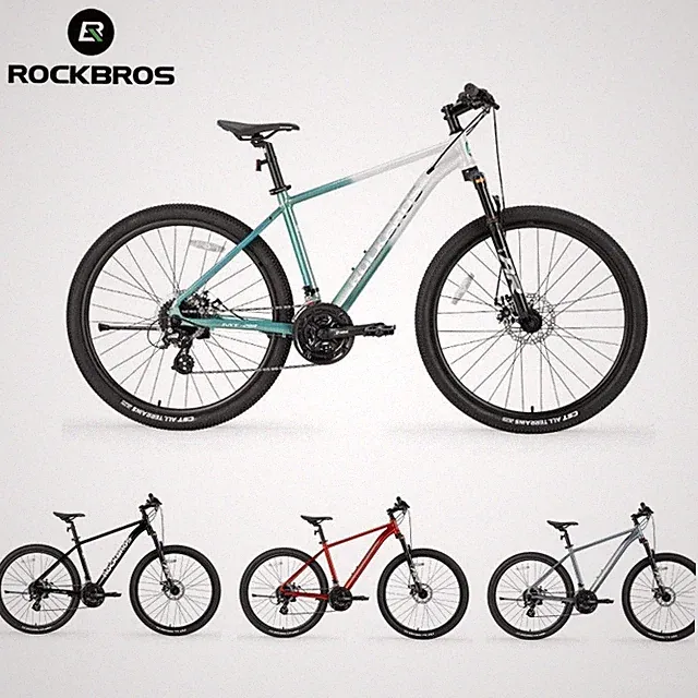 ROCKBROS 27.5"Mountain Bike 24 Speed Front Suspension Aluminum Frame Disc Brakes