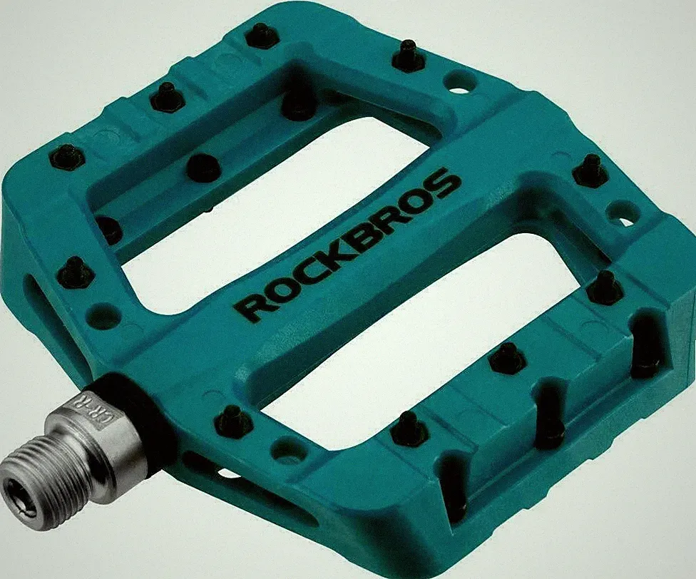 ROCKBROS Mountain Road Bike Bicycle Bearing Pedals Wide Nylon Pedals a Pair 9/16