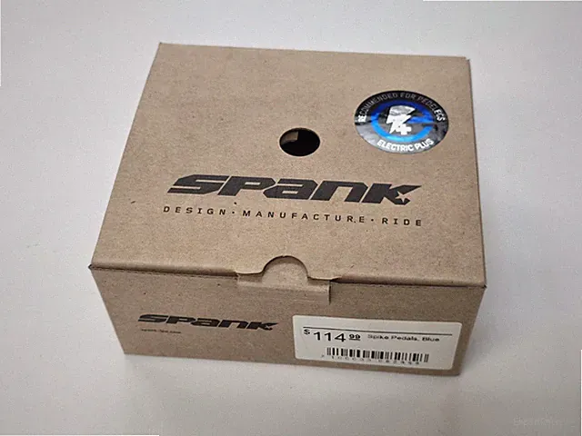 Spank Spike Pedals Blue 9/16" Downhill Mountain Bike Freeride Park
